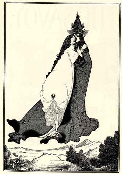 Uppstigningen av Saint Rose of Lima av Aubrey Beardsley