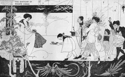Madame Cigales födelsedag, c1893 av Aubrey Beardsley