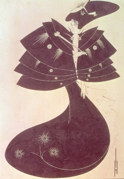 The Black Cape, illustration till den engelska utgåvan av Oscar Wildes pjäs 