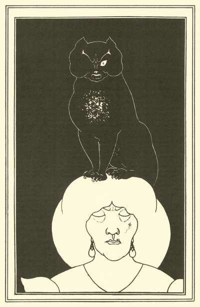 Den svarta katten av Aubrey Beardsley