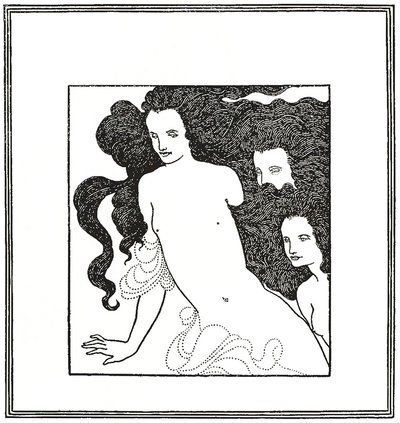 The Comedy of the Rhinegold, frontispice 1872 av Aubrey Beardsley