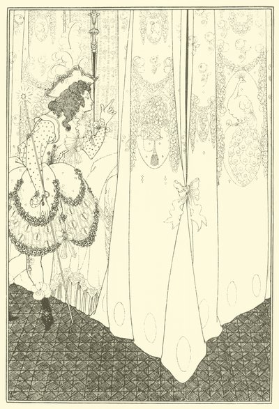 Drömmen från The Rape of the Lock av Aubrey Beardsley