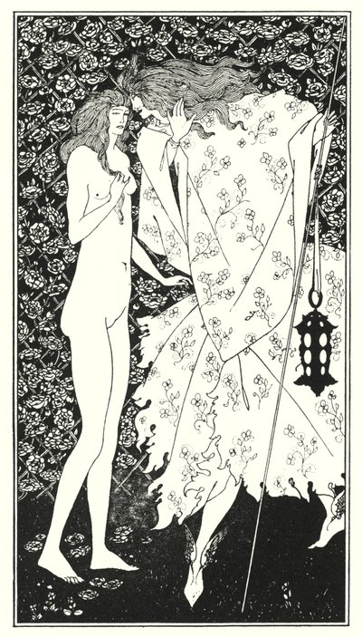 Den mystiska rosenträdgården av Aubrey Beardsley
