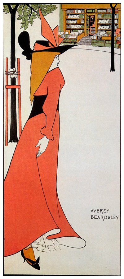 Pseudonym- och Antonymbiblioteken, 1895 av Aubrey Beardsley