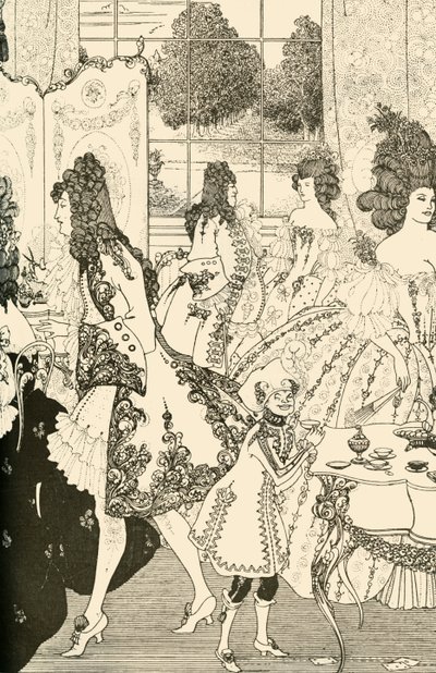 Låsets våldtäkt, 1896, 1928. av Aubrey Beardsley