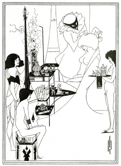 The Toilette of Salome, ca 1894 (litho) av Aubrey Beardsley