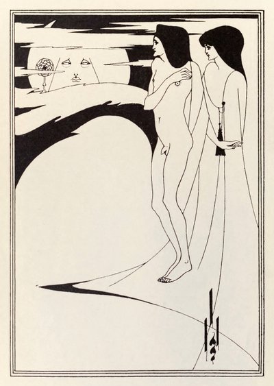 "Kvinnan och månen" av Aubrey Beardsley