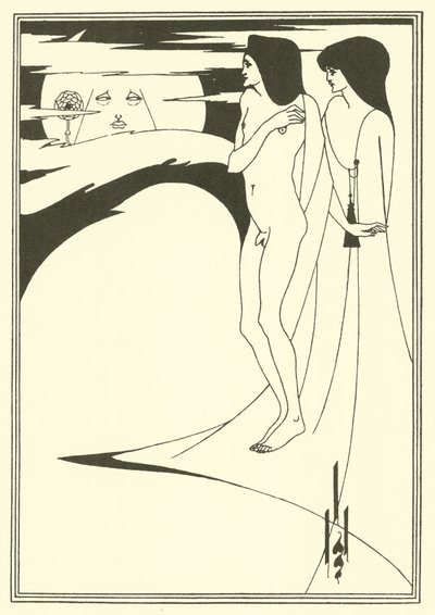 Kvinnan i månen av Aubrey Beardsley