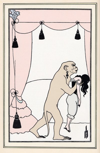 Den nya "Mordet på Morgue Street" av Aubrey Beardsley