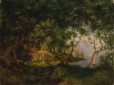 Landskapsstudie av August Cappelen