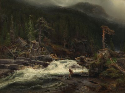Vattenfall i Telemark av August Cappelen
