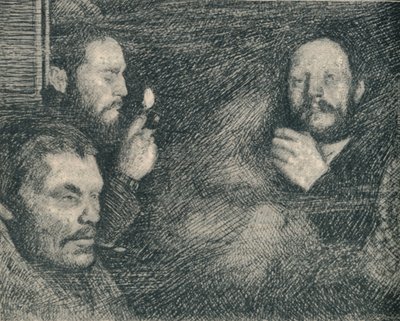 A Smoke in the Galley of the Fram., c1893-1896, 1897 av August Eiebakke