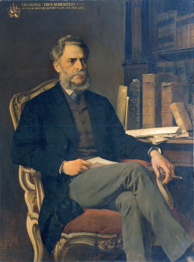 Leo greve Thun-Hohenstein av August Eisenmenger