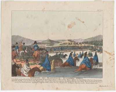 Starten på den franska invasionen av Ryssland av August Friedrich Andreas Campe