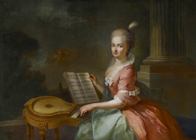 Prinsessan Maria Antonia av Liechtenstein (1756-1821) av August Friedrich Oelenhainz