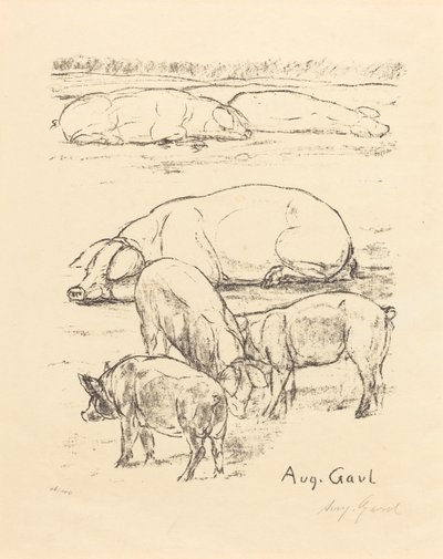 Grisar av August Gaul