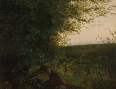 Vid skogens kant, ca. 1820. av August Heinrich
