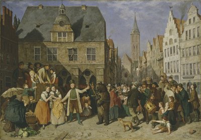 En dansande björn, 1865 av August Jernberg