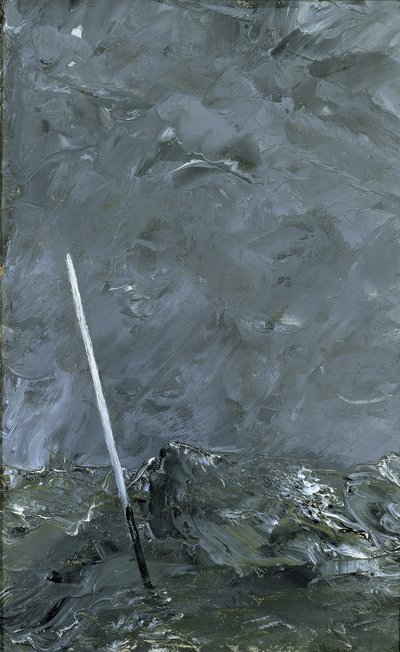 Stormig sjöboj utan toppmärke, 1892 av August Johan Strindberg