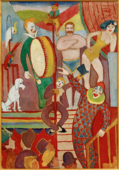 Circuswelt I av August Macke
