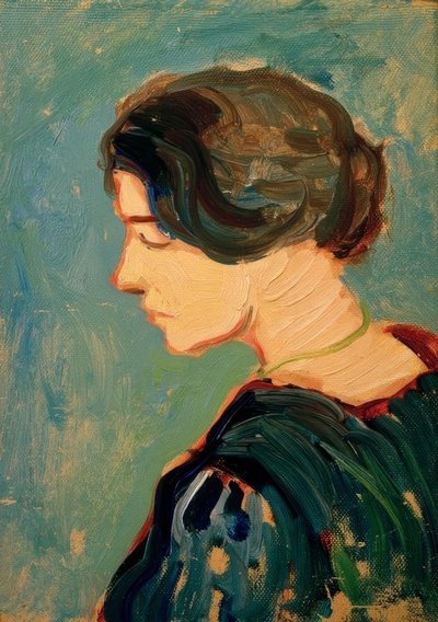 Elisabeth Macke, studiechef av August Macke