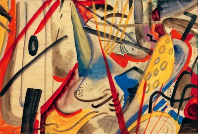 Färgsammansättning II av August Macke