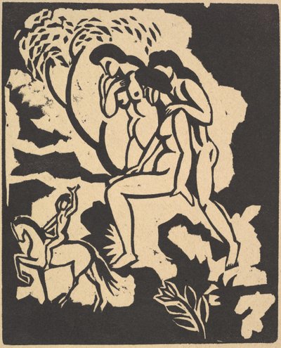 Hälsningshälsning, 1912. av August Macke