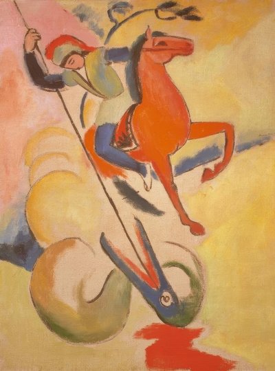 Sankt Georg av August Macke