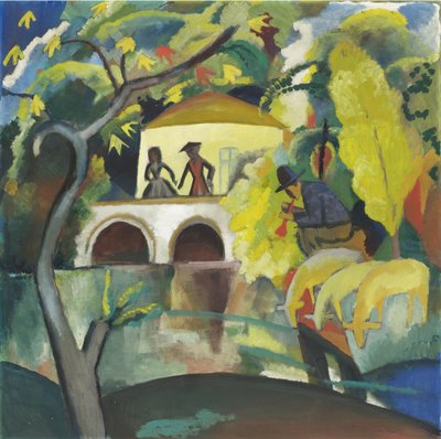 Rokoko, 1912 av August Macke