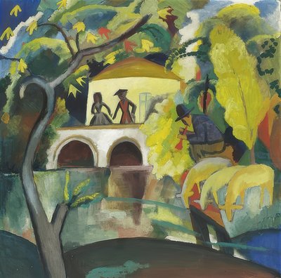 Rokoko. 1912 av August Macke