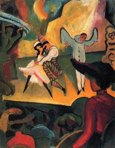 Rysk balett I av August Macke