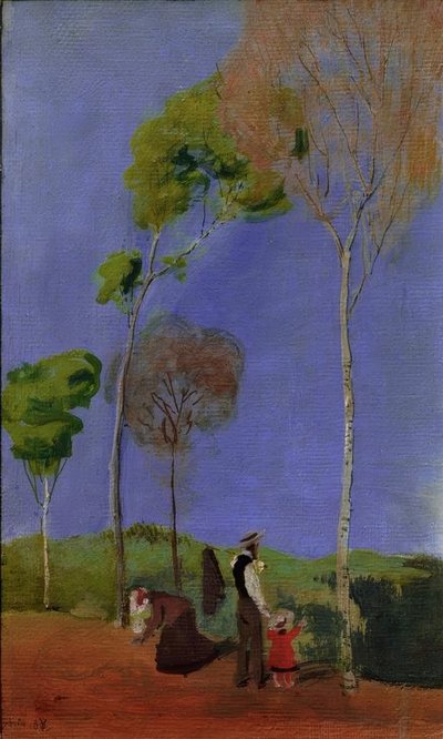 sittvagn av August Macke