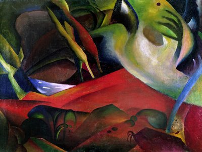 Stormen, 1911 av August Macke