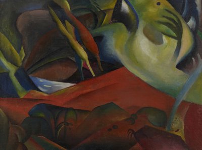 Stormen, 1911. av August Macke