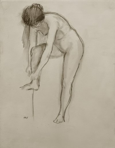 Kvinnlig akt IV av August Macke