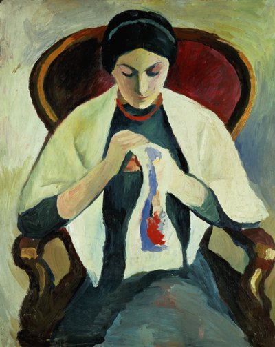 Kvinnasömnad av August Macke