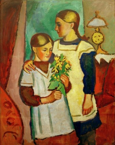 Två systrar av August Macke