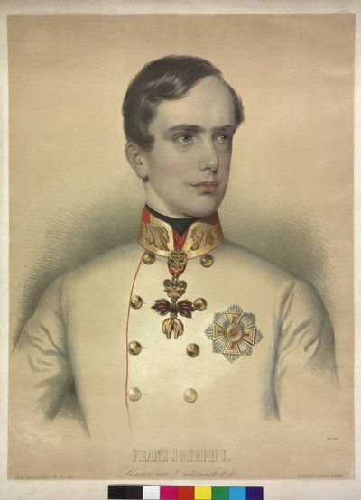 Franz Joseph I kejsare av Österrike c. c. av August Prinzhofer