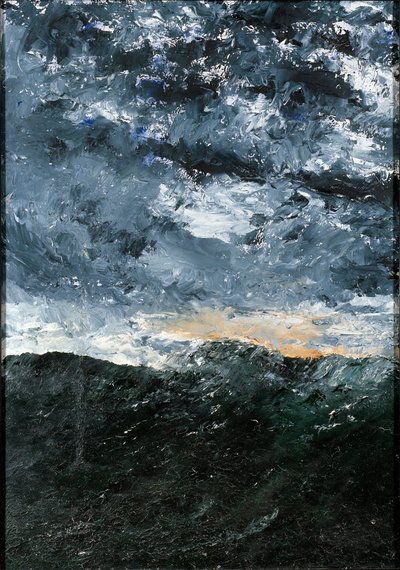 Landskap, havslandskap: Vågen VIII (Vågen VIII) av August Strindberg