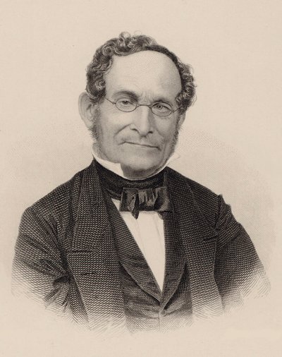 Porträtt av kompositören Albert Methfessel 1785-1869. av August Weger