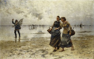 Lågvatten, av August Wilhelm Nikolaus Hagborg