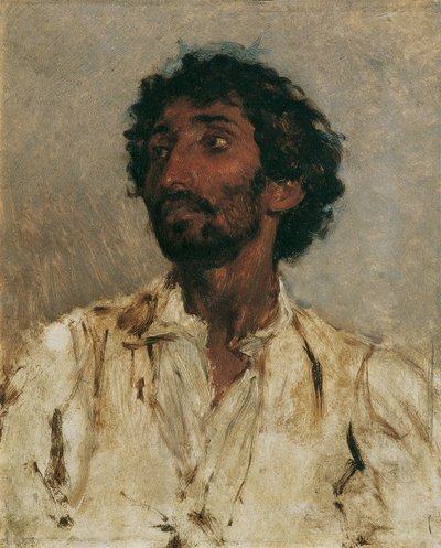 Byst av en zigenare av August von Pettenkofen