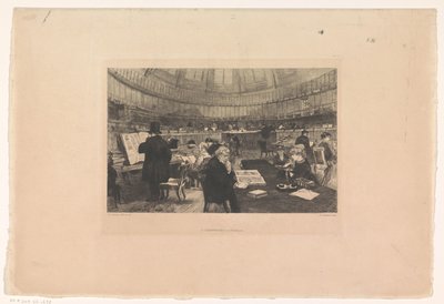 Lässalen på British Museum av Auguste Andre Lancon
