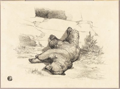 Rysk björn av Auguste Andre Lancon