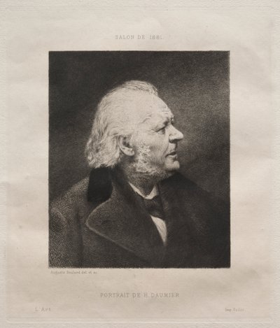 Honoré Daumier, 1881. av Auguste Boulard