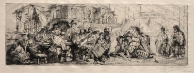 Resande cirkus av Auguste Brouet