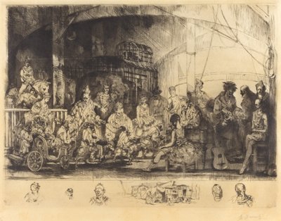 Frattelini Cirkus av Auguste Brouet
