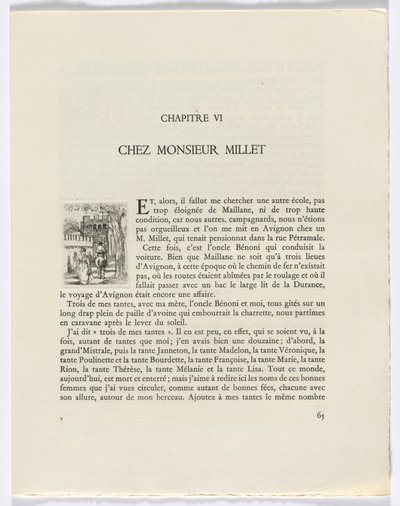 Frédéric Mistral: Mémoires et Recits av Frédéric Mistral: kvinna och man till häst (sidan 65) av Auguste Brouet