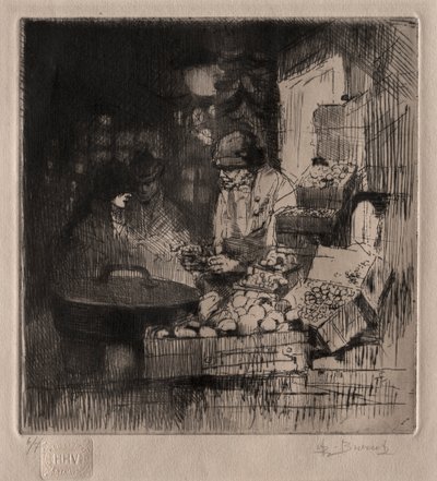 Kastanjeförsäljaren av Auguste Brouet