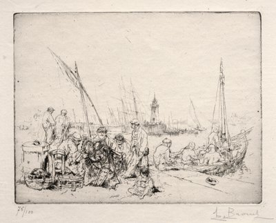The Net Menders av Auguste Brouet